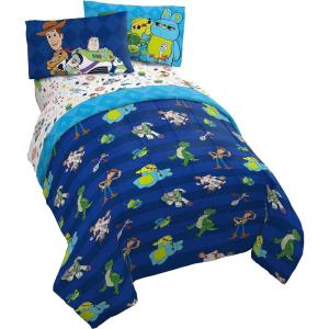 imageMarvel Avengers Blue Circle 5 Piece Full Bed Set  Includes Reversible Comforter ampamp Sheet Set  Bedding Features Captain America ampamp Iron Man  Fade Resistant Microfiber Official Marvel ProductBlue  Toy Story