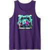 imageA Minecraft Movie Adventure Gang Main Characters Group Shot Tank TopPurple