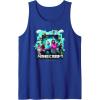 imageA Minecraft Movie Adventure Gang Main Characters Group Shot Tank TopRoyal Blue