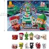 imageMattel Minecraft Mini Figures 2021 Advent Calendar One A Day Storytelling Fun with Minecraft Characters and Stickers Holiday Activity Gift for Kids Age 6 Years ampamp Older