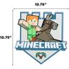 imageMinecraft Steve Embossed Metal Sign  Iconic Steve Diamond Sword Wall Decor for Bedroom or Game RoomGray