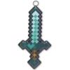 imageMinecraft Steve Embossed Metal Sign  Iconic Steve Diamond Sword Wall Decor for Bedroom or Game RoomAqua