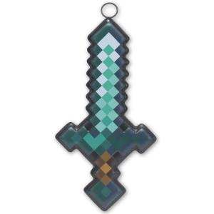 imageMinecraft Steve Embossed Metal Sign  Iconic Steve Diamond Sword Wall Decor for Bedroom or Game RoomAqua