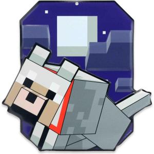 imageMinecraft Steve Embossed Metal Sign  Iconic Steve Diamond Sword Wall Decor for Bedroom or Game RoomGrayPurple