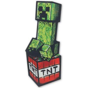 imageMinecraft Steve Embossed Metal Sign  Iconic Steve Diamond Sword Wall Decor for Bedroom or Game RoomGreenRed