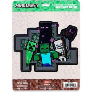 imageMinecraft Zombie Chicken Jockey Adhesive Vinyl Decal  Iconic Minecraft Sticker for Water Bottle or LaptopGray