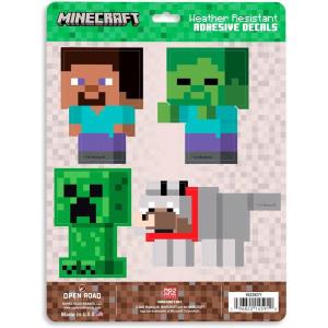 imageMinecraft Zombie Chicken Jockey Adhesive Vinyl Decal  Iconic Minecraft Sticker for Water Bottle or LaptopGreen
