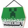 imageMinecraft Survival Mode Hanging Canvas Banner  Fun Minecraft Wall Decor for Bedroom or Game RoomWhiteGreen
