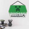 imageMinecraft Survival Mode Hanging Canvas Banner  Fun Minecraft Wall Decor for Bedroom or Game RoomWhiteGreen