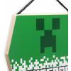 imageMinecraft Survival Mode Hanging Canvas Banner  Fun Minecraft Wall Decor for Bedroom or Game RoomWhiteGreen