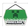 imageMinecraft Survival Mode Hanging Canvas Banner  Fun Minecraft Wall Decor for Bedroom or Game RoomWhiteGreen