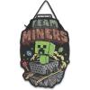imageMinecraft Survival Mode Hanging Canvas Banner  Fun Minecraft Wall Decor for Bedroom or Game RoomGreen