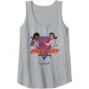 imageA Minecraft Movie Hunk City Rampage Colorful 90s Logo Tank TopHeather Grey