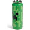 imageIgloo MineCraft Grass Block 16 oz Stainless Steel Hydration Can Insulated Water Bottle Reusable Travel Mug16 Oz Creeper