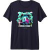 imageA Minecraft Movie Adventure Gang Main Characters Group Shot Premium Triblend TShirtNavy Blue