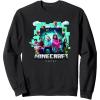 imageA Minecraft Movie Adventure Gang Main Characters Group Shot SweatshirtBlack