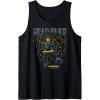imageA Minecraft Movie Head Fake Steve Thunder And Metal Portrait Tank TopBlack