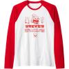 imageA Minecraft Movie Steves Lava Chicken Restaurant Logo Raglan Baseball TeeRedWhite