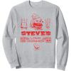imageA Minecraft Movie Steves Lava Chicken Restaurant Logo SweatshirtHeather Grey
