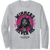 imageA Minecraft Movie Take Out The Trash  Winners Never Die Long Sleeve TShirtHeather Grey