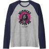 imageA Minecraft Movie Take Out The Trash  Winners Never Die Raglan Baseball TeeNavy BlueAthletic Heather