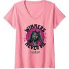 imageWomens A Minecraft Movie Take Out The Trash  Winners Never Die VNeck TShirtPink