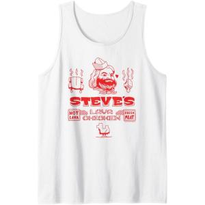 imageA Minecraft Movie Steves Lava Chicken Restaurant Logo Tank TopWhite