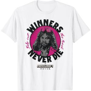 imageA Minecraft Movie Take Out The Trash  Winners Never Die TShirtWhite