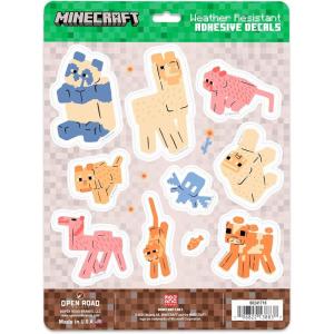 imageMinecraft Halloween Adhesive Vinyl Decals  Fun Set of Minecraft Stickers for Car Laptop or Water BottlePink