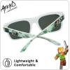 imageARKAID Official Minecraft Boys Sunglasses  UV400  One Size Fits Most KidsGreen and White