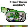 imageArkaid MINECRAFT Sunglasses with Case  Official Licensed Minecraft Accessory Set  Safe UV 400 Lenses with Zip Protective Case for Kids