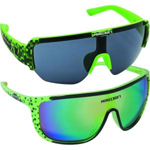 imageARKAID Official Minecraft Boys Sunglasses  UV400  One Size Fits Most KidsGreen