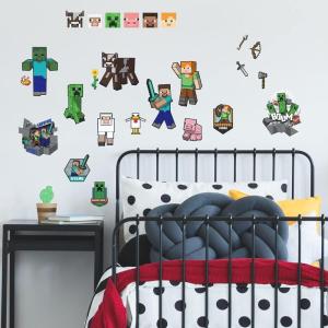 imageRoomMates RMK5366SCS Minecraft Characters Peel and Stick Wall Decals