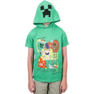 imageMinecraft Video Game Cosplay Youth Boys Green Hoodie TShirt