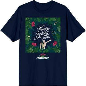 imageFlower Picking Time Flowers Leaves Navy GroundBlue