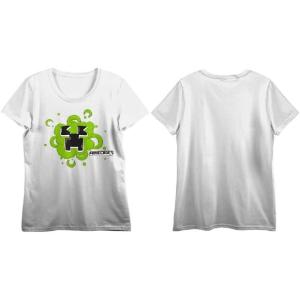 image:imageMinecraft Classic Gadget Juniors White Graphic TeeWhite
